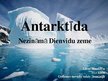 Prezentācija 'Antarktīda, lielie ģeogrāfiskie atklājumi', 1.