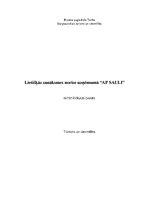 Referāts 'Lietišķās sanāksmes norise uzņēmumā "Ap Sauli"', 1.