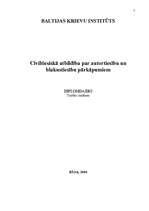 Diplomdarbs 'Civiltiesiskā atbildība par autortiesību un blakustiesību pārkāpumiem', 1.