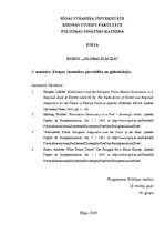 Konspekts 'Eiropas Savienības pārvaldība un globalizācija', 1.