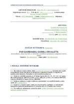 Paraugs 'Iekšējie noteikumi par darbinieku darbu ārvalstīs', 1.