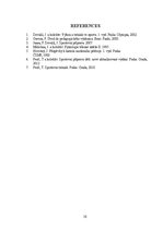 Referāts 'Parts of the preparation in Modern pentathlon', 16.