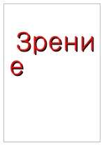 Referāts 'Зрение', 6.