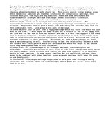 Eseja 'Are You for or Against Arranged Marriages?', 1.