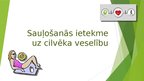 Prezentācija 'Projekts bioloģijā. Sauļošanās ietekme uz cilvēka veselību', 1.
