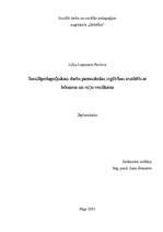 Diplomdarbs 'Sociālpedagoģiskais darbs pirmsskolas izglītības iestādēs ar bērniem un viņu vec', 1.