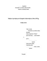 Referāts 'Staļina represijas pret Latgales iedzīvotājiem no 1944.-1953.gadam', 1.