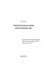 Referāts 'Kvalitātes vadība pacientu aprūpē', 1.