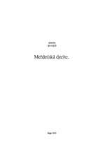 Referāts 'Mehāniskā dzelte', 1.