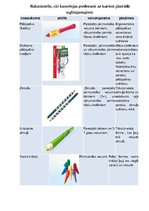 Konspekts 'Rakstāmrīki un citi kancelejas piederumi, ar kuriem jāstrādā izglītojamajiem', 1.