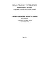 Konspekts 'Lēmumu pieņemšanas process un metodes', 1.