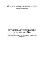 Referāts 'Būvdarbu veikšanas projekta apraksts', 1.