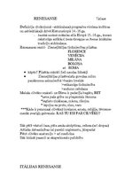 Konspekts 'Renesanse', 1.