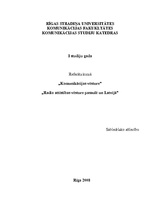 Referāts 'Radio attīstības vēsture pasaulē un Latvijā', 1.