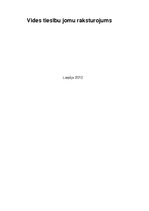 Referāts 'Vides tiesību jomu raksturojums', 1.