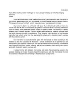 Eseja 'Decision Making of Young Adults', 1.