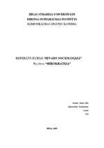 Referāts 'Birokrātija', 1.