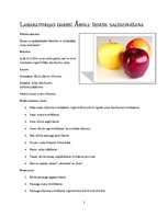 Paraugs 'Ābolu šķirņu salīdzināšana', 1.