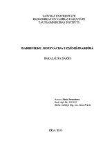 Diplomdarbs 'Motivācija uzņēmumā', 1.