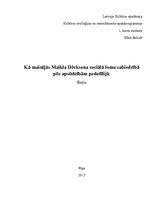 Eseja 'Kā mainījās Maikla Džeksona sociālā loma pēc apsūdzībām pedofīlijā', 1.