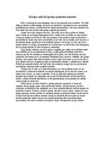 Eseja 'Grieķu mīti kā grieķu pasaules pamats', 1.