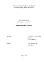 Referāts 'Biodegradējamie materiāli', 1.