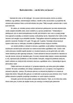 Eseja 'Radioaktivitāte - vairāk laba vai ļauna?', 1.