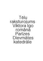 Konspekts 'Tēlu raksturojums Viktora Igo romānā "Parīzes Dievmātes katedrāle"', 1.