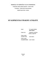 Prakses atskaite 'Prakses atskaite - veikals', 1.