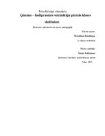 Referāts 'Ģimene - lasītprasmes veicinātāja 1.klases skolēniem', 1.