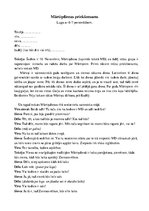 Konspekts 'Mārtiņdienas priekšnesums', 1.