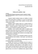 Konspekts 'Politisko procesu modelēšanas teorija', 1.