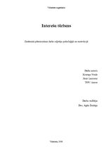 Referāts 'Interešu tūrisms', 1.