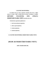 Konspekts 'Datora aparatūras sastāvdaļa - datorpele. Ergonomika sekretāres darba vietā', 10.