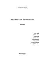 Referāts 'Antīkās Olimpiskās spēles', 1.