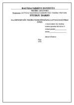 Referāts 'Minoritāšu tiesību nodrošināšana Latvijā izglītības jomā', 1.