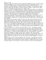 Eseja 'The Benefits to War', 1.