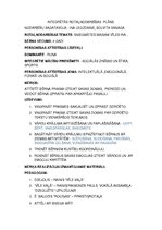 Konspekts 'Integrētās rotaļnodarbības plāns', 1.