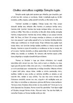 Eseja 'Cilvēka vientulības traģēdija Šekspīra lugās', 1.