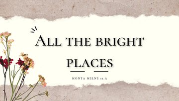 Prezentācija 'Homereading "All the bright places"', 1.
