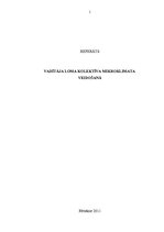 Referāts 'Vadītāja loma kolektīva mikroklimata veidošanā', 1.