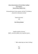 Konspekts 'Integrētā nodarbība ar matemātikas dominanti', 1.