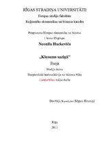 Eseja 'Klusums saziņā', 1.