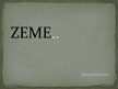 Prezentācija 'Zeme', 1.