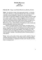 Konspekts 'Sižeti R.Blaumaņa darbos', 1.