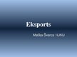Referāts 'Eksports', 15.