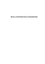 Referāts 'Metālu apstrādes veidi atslēdzniecībā', 1.