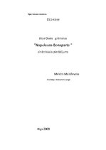 Referāts 'Jāņa Ozola grāmatas "Napoleons Bonaparte" zinātniskais pierādījums', 1.