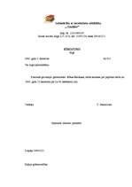 Paraugs 'Izziņa un rīkojums', 1.