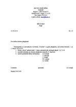 Paraugs 'Rīkojums par dalību tūrisma pārgājienā', 1.